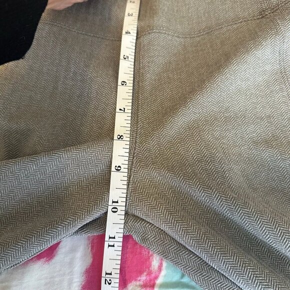 Athleta Leggings Women’s Sz S Grey Delancey Herringbone Stretch Pants - Picture 9 of 9